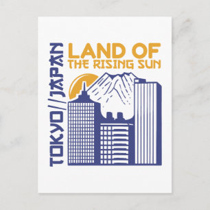 Postal Tokio Japón Tierra del Sol Naciente Diseño de Ciud