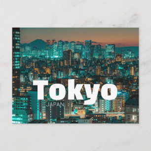 Postal Tokio Japón Viaje Escénico