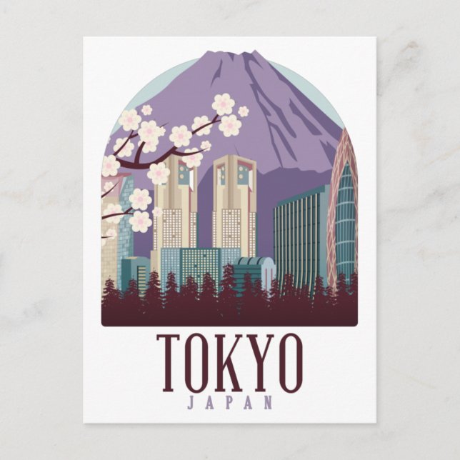 Postal Tokio Japón Viajes de época Japón (Anverso)