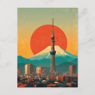 Postal Tokio Japón vintage