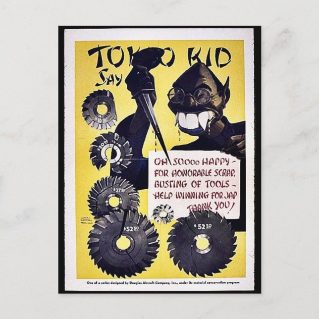 Postal Tokio Kid (Anverso)