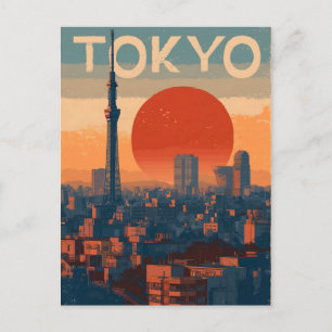 Postal Tokio vintage
