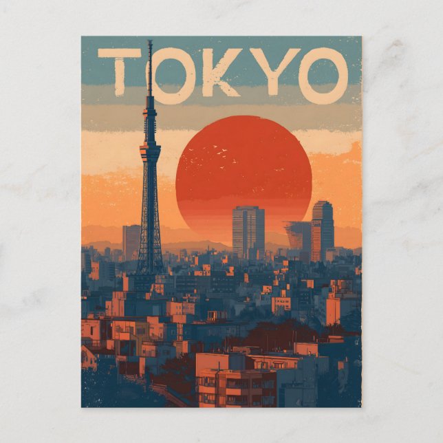 Postal Tokio vintage (Anverso)
