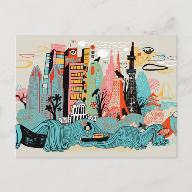 Postal Tokyo Japan (Anverso)