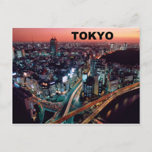 Postal Tokyo Japan Sunset (St.K.