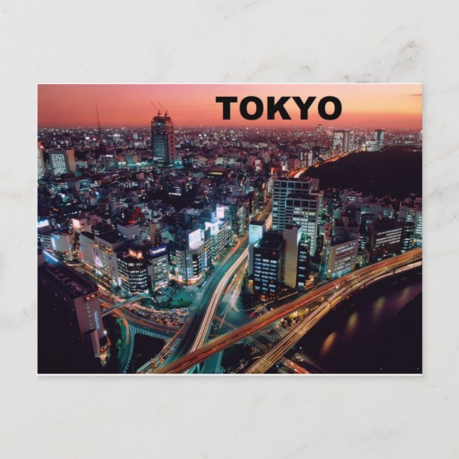 Postal Tokyo Japan Sunset (St.K. (Anverso)