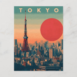 Postal Tokyo Japan vintage