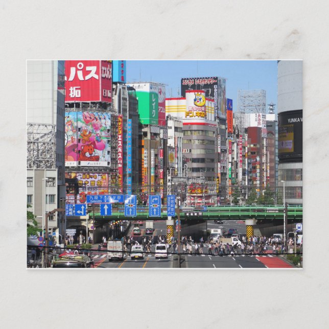 Postal Tokyo Shinjuku Postcard (Anverso)