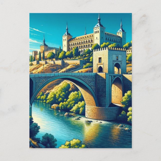 Postal Toledo España (Anverso)