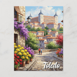 Postal Toledo España Alcazar Viajes