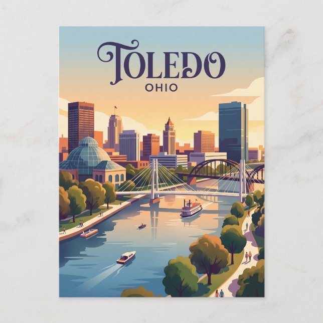 Postal Toledo, Ohio (Anverso)