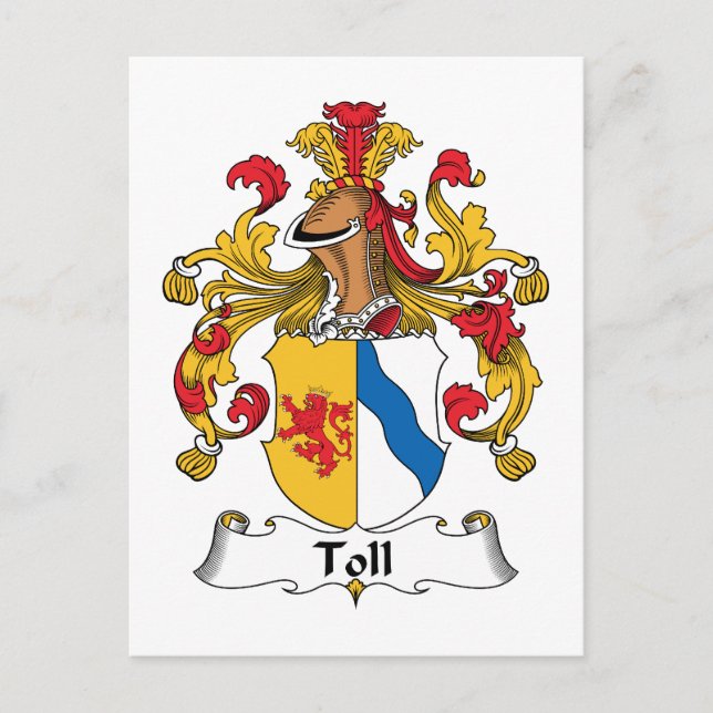 Postal Toll Family Crest (Anverso)