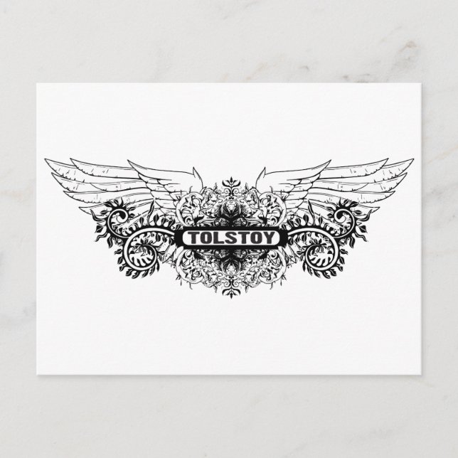 Postal Tolstoy ~ Leo Novelist / Writer (Anverso)