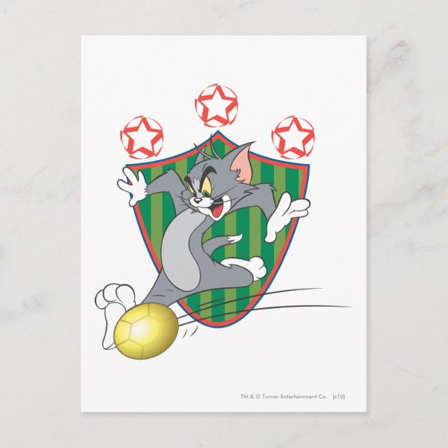 Postal Tom and Jerry Soccer (Football) 9 (Anverso)