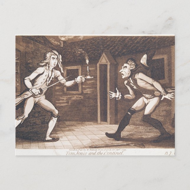 Postal Tom Jones y el Centro, 1799 (Anverso)