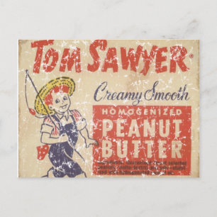 Postal Tom Sawyer - 1945 - afligido