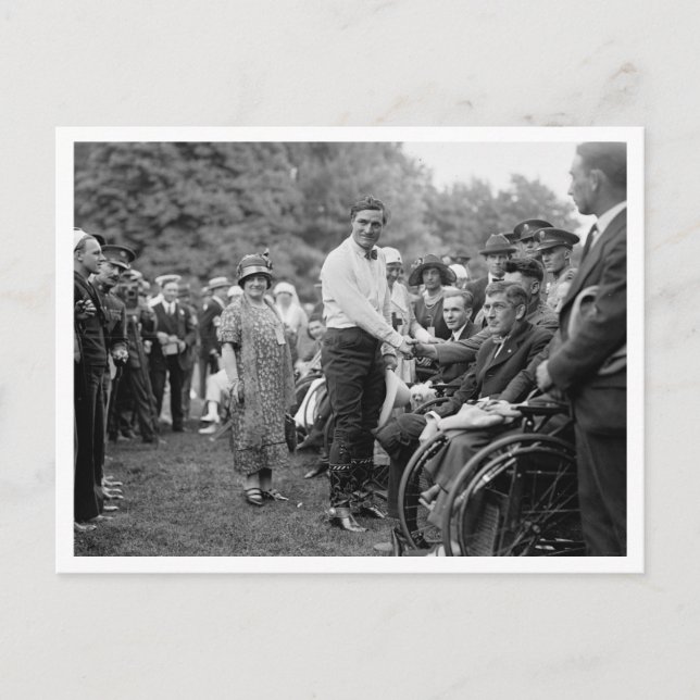 Postal Tom Se Mezcla En La Casa Blanca (Anverso)