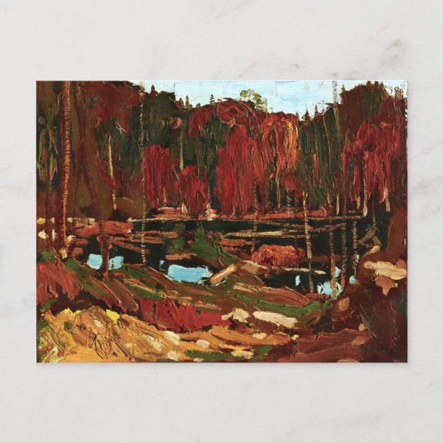 Postal Tom Thomson - Backwater (Anverso)
