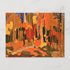 Postal Tom Thomson - Color de otoño