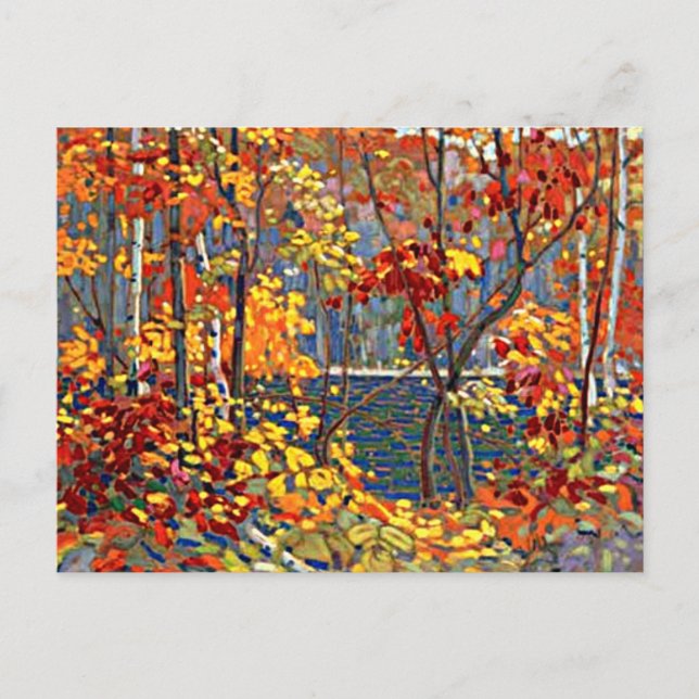 Postal Tom Thomson - El estanque (Anverso)