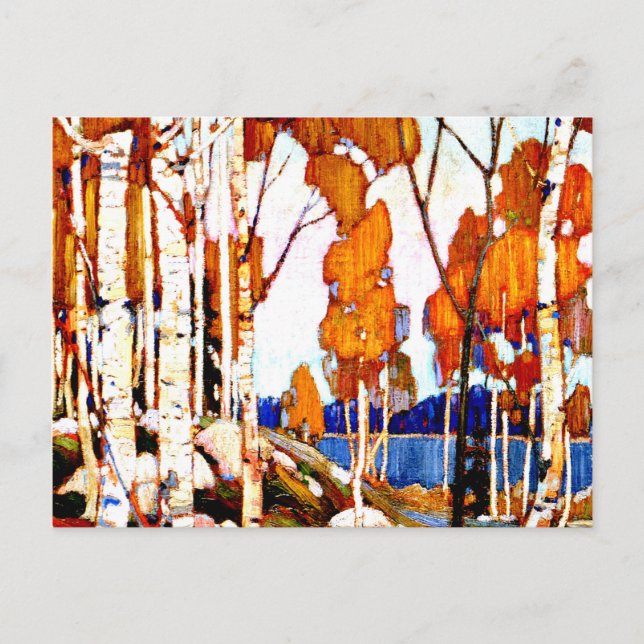 Postal Tom Thomson - Entorno decorativo grande (Anverso)