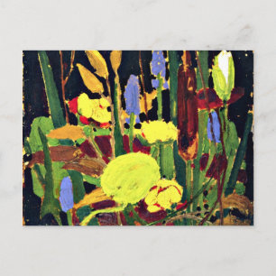 Postal Tom Thomson - Flores de agua - 1915