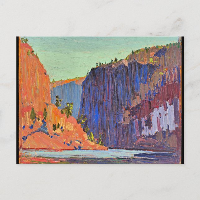 Postal Tom Thomson - Gorges de Petawawa (Anverso)