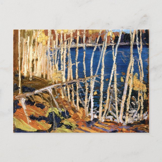 Postal Tom Thomson - Lago Azul (Anverso)