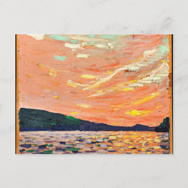 Postal Tom Thomson - Lago Smoke (Anverso)