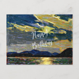 Postal Tom Thomson - Luz de luna caliente de verano - Cum