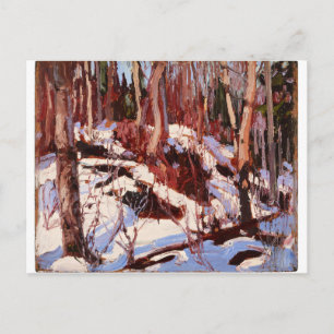 Postal Tom Thomson - Thaw in the Woods
