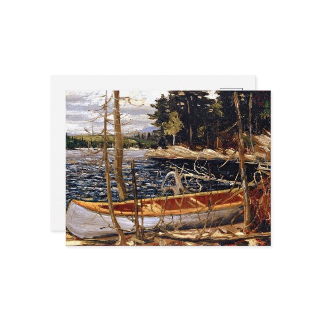 Postal Tom Thomson - The Canoe (Anverso/Reverso In Situ)