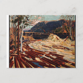 Postal Tom Thomson The Drive Canadian Logging