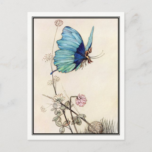 Postal Tom Thumb de Warwick Goble (Anverso)