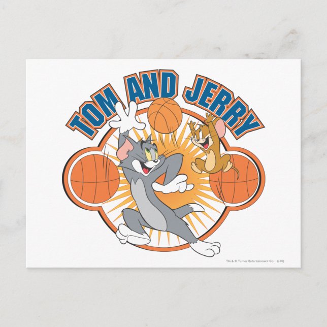 Postal Tom y Jerry Basketball 4 (Anverso)