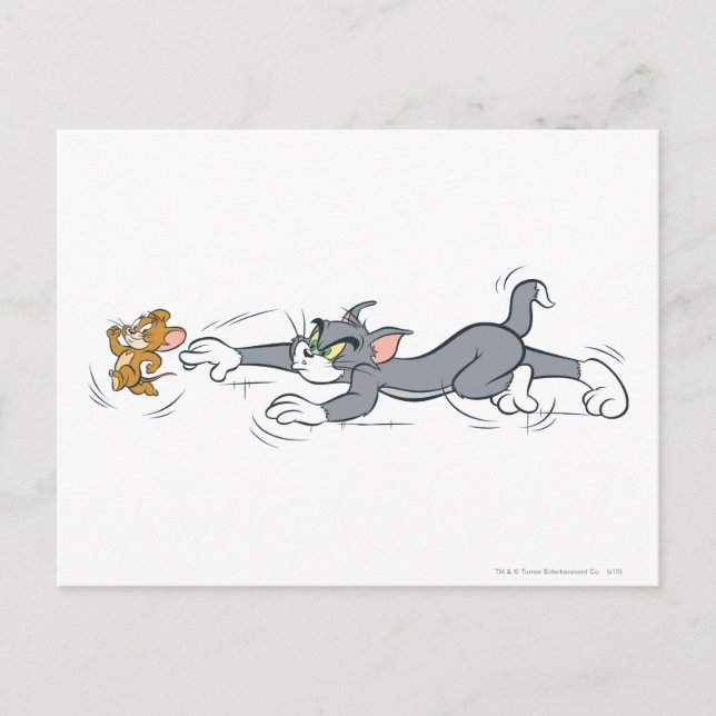 Postal Tom y Jerry Chase (Anverso)