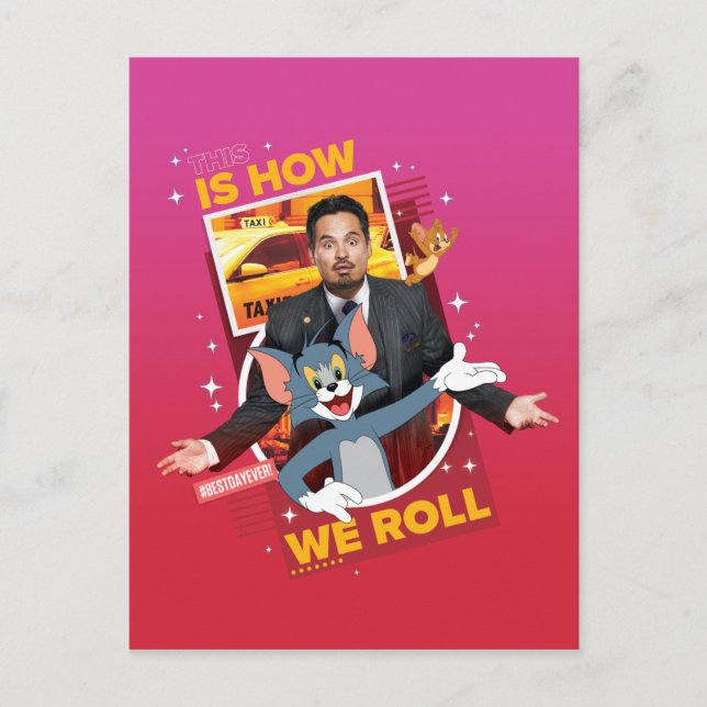 Postal Tom Y Jerry Con Terrance - Así Es Como Hacemos. (Anverso)