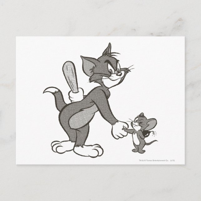 Postal Tom Y Jerry Deceitful Handshake (Anverso)