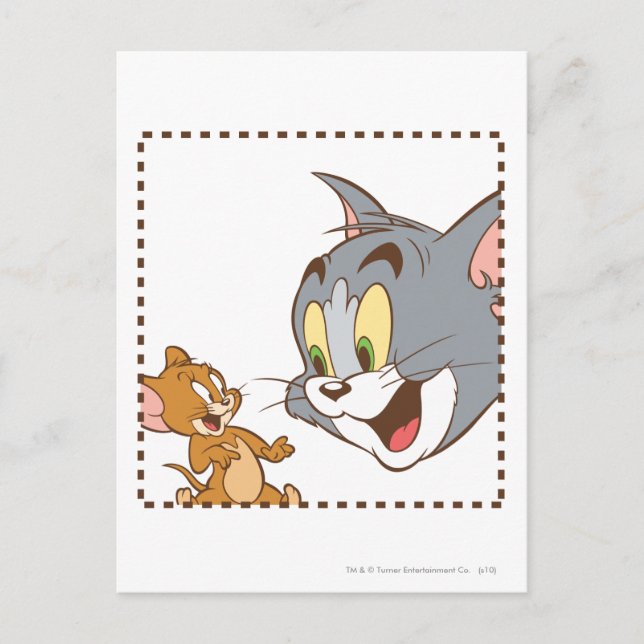 Postal Tom y Jerry Stamp (Anverso)