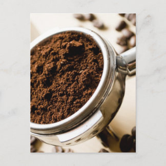 Postal Toma de Espresso lista para ser cappuccino