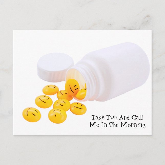 Postal Toma Dos Y Llámame Por La Mañana (Anverso)