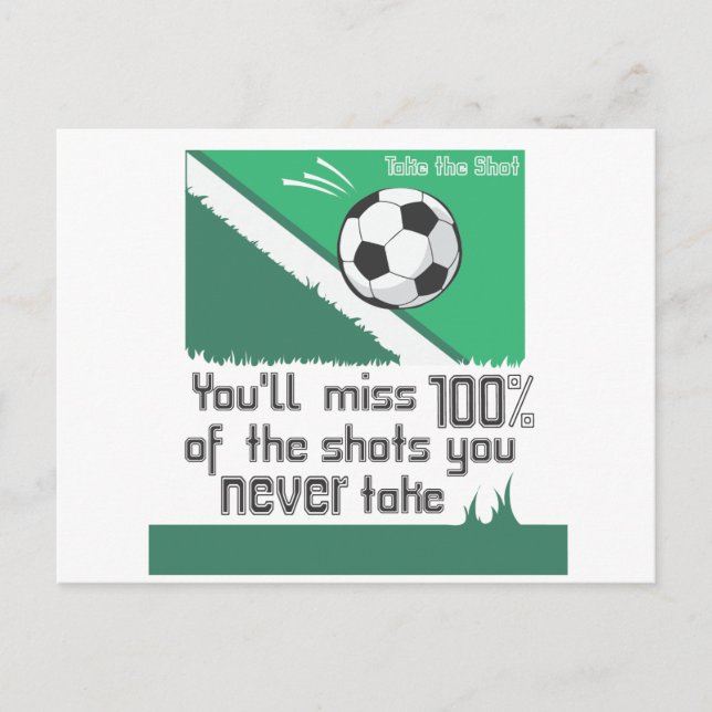 Postal Toma el disparo (Anverso)