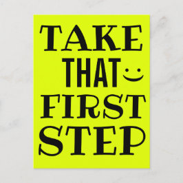 Postal TOMA ESE PRIMER PASO Motivacional