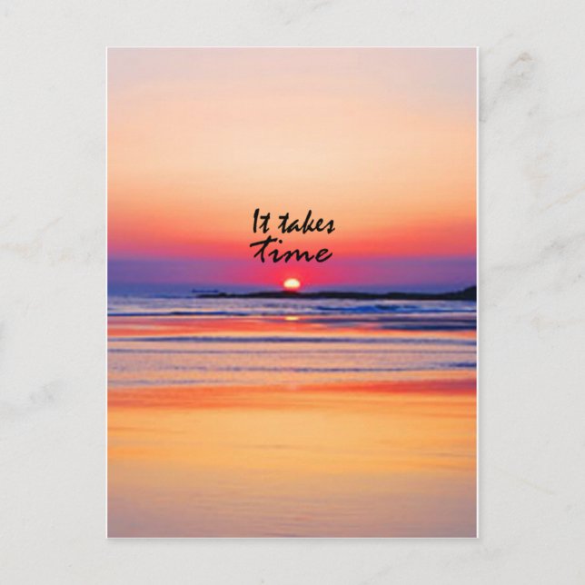 Postal Toma tiempo (Anverso)