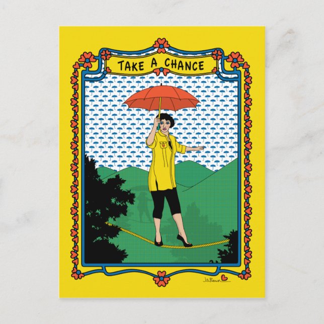 Postal Toma Una Postcarta Chance_A_ (Anverso)