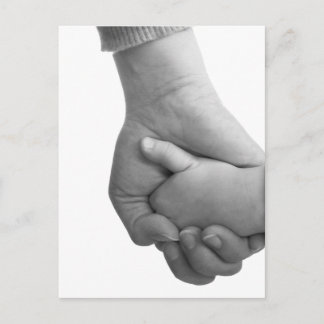 Postal tomados de la mano