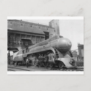 Postal Tomando el carbón