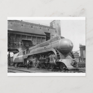 Postal Tomando el carbón