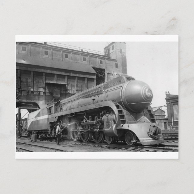 Postal Tomando el carbón (Anverso)