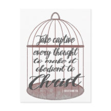 Tomar cautivo de todos los pensamientos, las escri